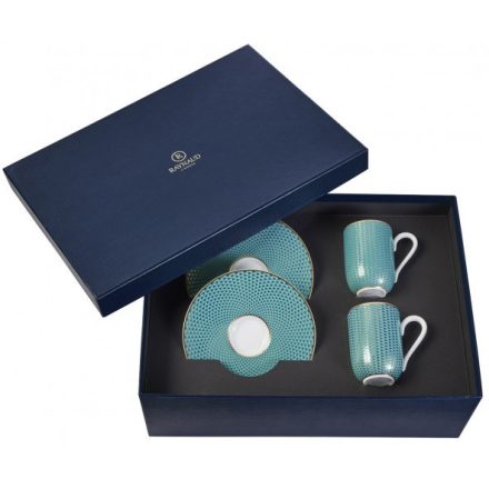 Trésor turquoise espresso set in gift box