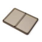 Pinetti JANE SMALL RECTANGULAR TRAY taupe