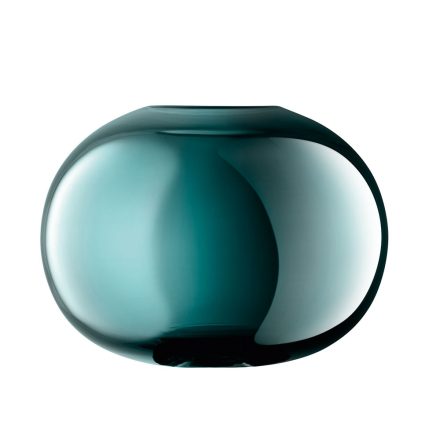 Epoque Spherical  Vase Peacock