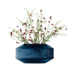 Rotunda Wide Sapphire Vase