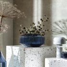 Rotunda Wide Sapphire Vase