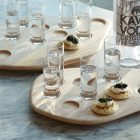 Palette Shot Set with Oak Base