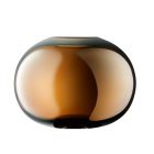 Epoque Spherical Vase Amber