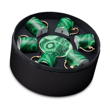 Malachite espresso szett