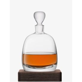 Whisky Islay Decanter & Walnut Base