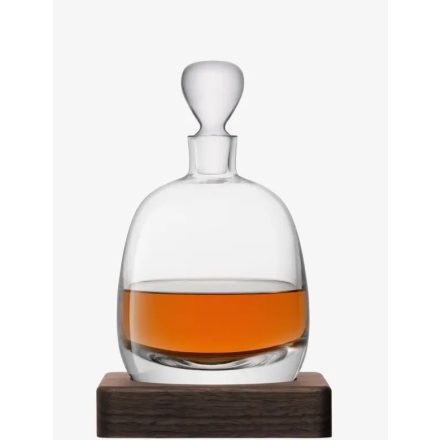 Whisky Islay Decanter & Walnut Base